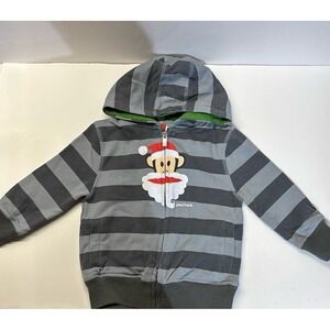 Paul Frank (Julius) Christmas Santa zip up hoodie (sz 4)
